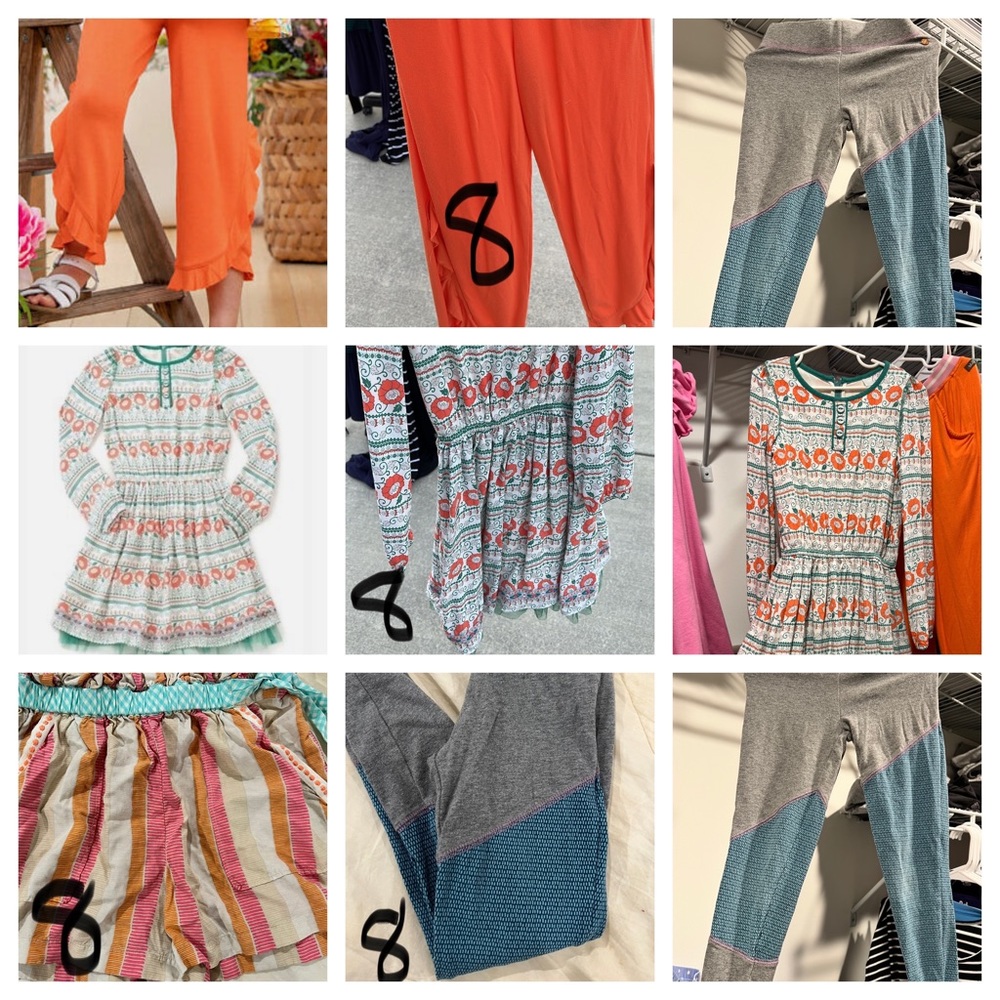 Matilda Jane Size 8 lot- 4 pieces (bonus floral top)